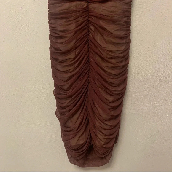 Nookie Mecca Mini Dress in Chocolate Size Small - Picture 9 of 13